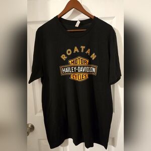 Unbranded Harley Davidson Motorcycle Mens XL T-shirt  Roatan Honduras